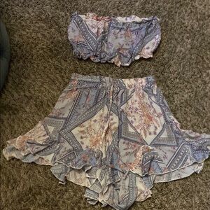 Floral Boho Two-Piece Set